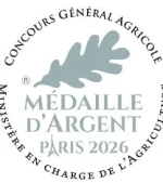 Médaille d'argent Concours Général Agricole de Paris 2026